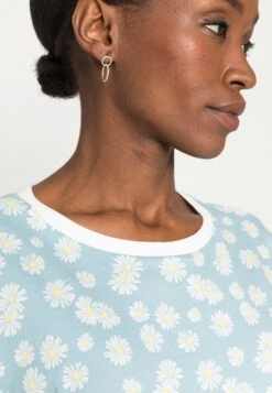 TOM TAILOR Denim Boxy Print TeeT-Shirt Con StampaLight Blue Daisy Donna T-shirt E Top TO721D0YE-K12 -Tom Tailor 00439f9cd96f474ca44508cd862f88f2