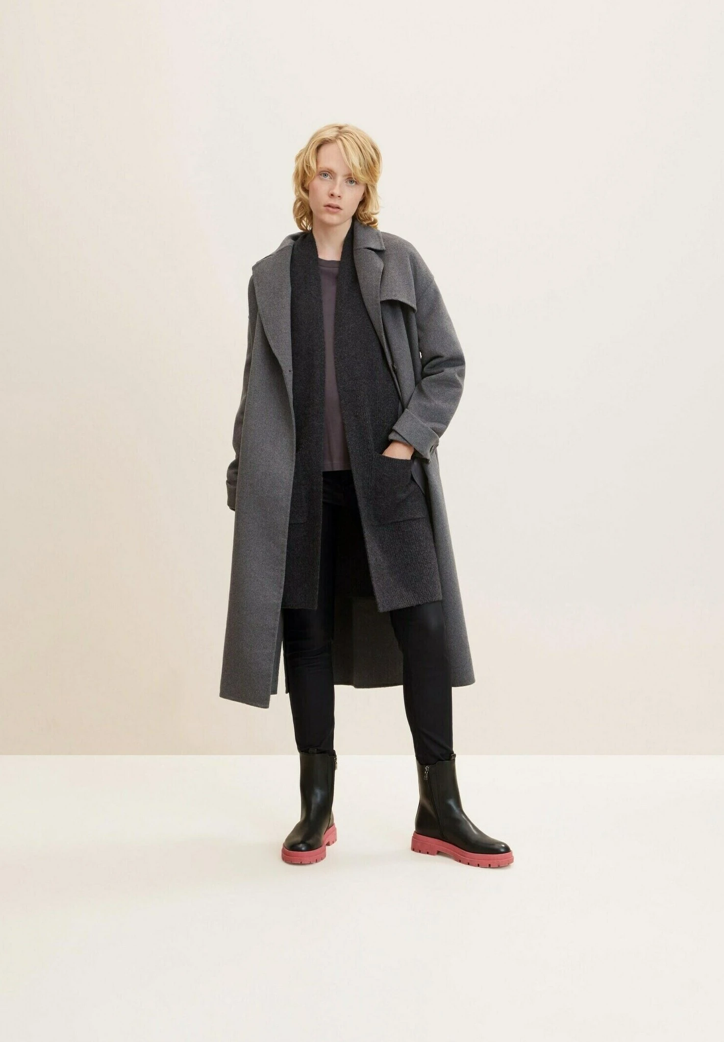 TOM TAILOR Denim Langer CardiganShale Grey Melange Donna Maglieria TO721I0KG-C11 4 TOM TAILOR Denim Langer CardiganShale Grey Melange Donna Maglieria TO721I0KG-C11 - immagine 2