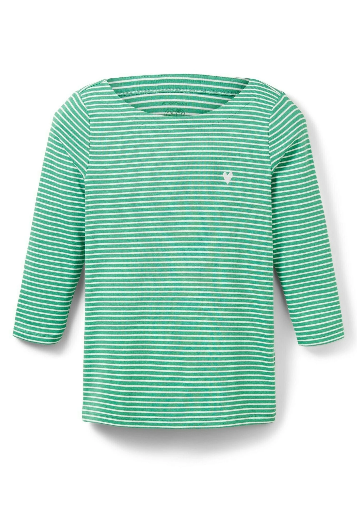 Tom Tailor Gestreiftes Mit 3/4 ArmMaglietta A Manica LungaGreen OffwhiteThin Stripe Donna T-shirt E Top TO221D1HM-M11 11 Tom Tailor Gestreiftes Mit 3/4 ArmMaglietta A Manica LungaGreen OffwhiteThin Stripe Donna T-shirt E Top TO221D1HM-M11 - immagine 9