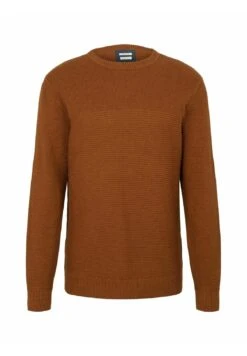 Tom Tailor Basic Structured - Maglione - Equestrian Brown Melange -Tom Tailor 02ec02c2261d489d852a6e4458d2a348