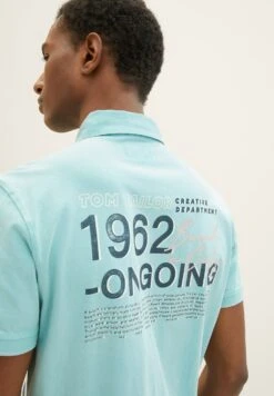 Tom Tailor Mit Logo PrintPoloBlue Tibetan Stone Uomo T-shirt E Polo TO222P0DN-M11 -Tom Tailor 03b0628c71724285b7907cd9ea1bd371