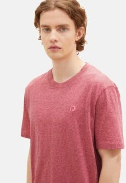 Tom Tailor Kurzarm - T-Shirt Basic - Rot -Tom Tailor 03ea541172de41c7abf358c4c37d8abc