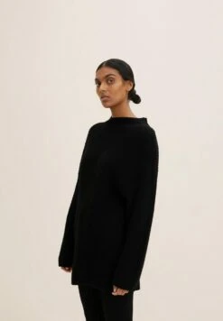 Tom Tailor Langer Mit StrMaglioneDeep Black Donna Maglieria TO221I0T0-Q11