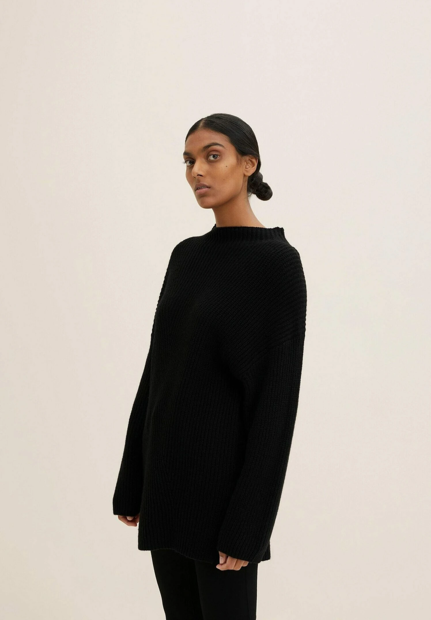 Tom Tailor Langer Mit StrMaglioneDeep Black Donna Maglieria TO221I0T0-Q11 3 Tom Tailor Langer Mit StrMaglioneDeep Black Donna Maglieria TO221I0T0-Q11