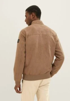Tom Tailor Mit Stehkrgen Giacca In SimilpelleViper Brown Fake Leather Uomo Giacche TO222T0E9-O11 -Tom Tailor 0497bf96a8ba4b2bbaee4fb2f7920aa9