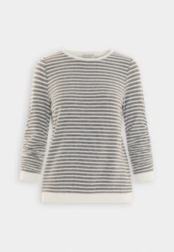 TOM TAILOR Denim Striped Jacquard - Felpa - Blue/White -Tom Tailor 04f1bb4ef2f940889f2492bb44a6dd63