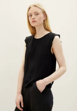 TOM TAILOR Denim Ärmellose CamicettaDeep Black Donna T-shirt E Top TO721E0OG-Q11 -Tom Tailor 0505e493993642e09e5ba25135ce2ae1