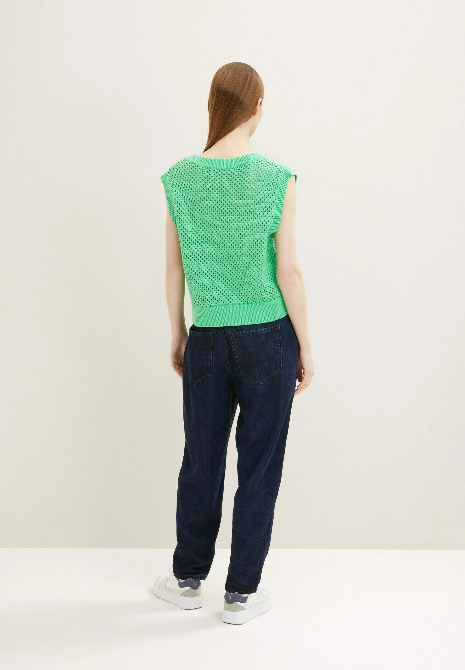 TOM TAILOR Denim Mit V-ATopStrong Green Donna T-shirt E Top TO721D12V-M11 5 TOM TAILOR Denim Mit V-ATopStrong Green Donna T-shirt E Top TO721D12V-M11 - immagine 3