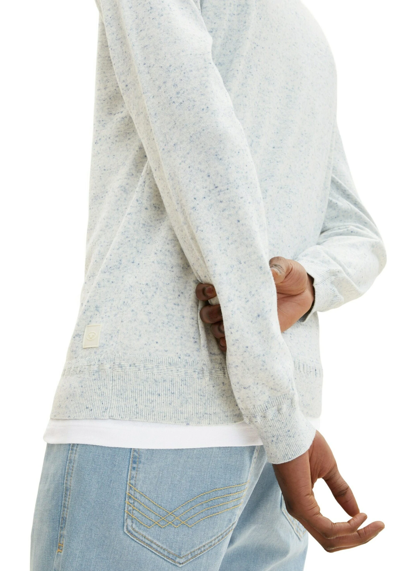 Tom Tailor In Melange OptikMaglioneOff White Heather Melange Uomo Maglieria TO222Q0RE-A11 6 Tom Tailor In Melange OptikMaglioneOff White Heather Melange Uomo Maglieria TO222Q0RE-A11 - immagine 4