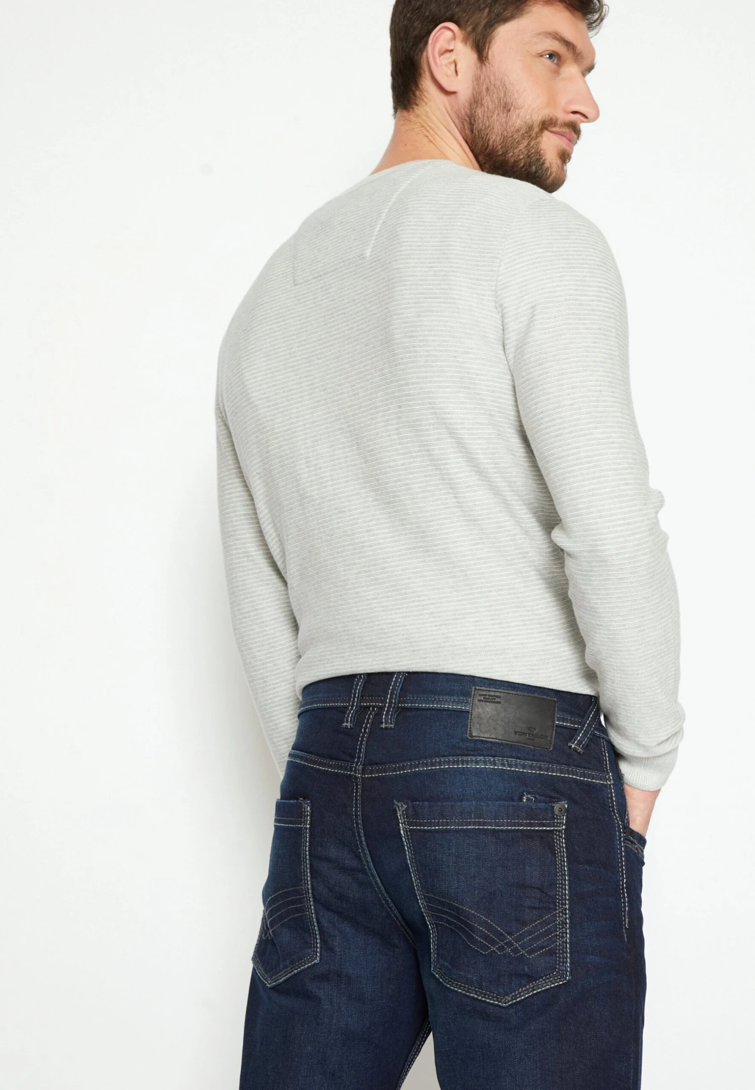 Tom Tailor MarvinJeans A SigarettaDark Stone/Wash Denim Uomo Jeans TO222G08P-K11 6 Tom Tailor MarvinJeans A SigarettaDark Stone/Wash Denim Uomo Jeans TO222G08P-K11 - immagine 4