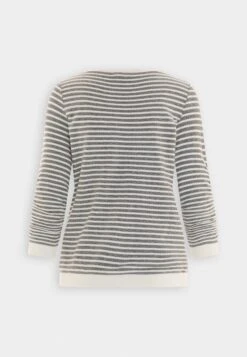 TOM TAILOR Denim Striped Jacquard - Felpa - Blue/White -Tom Tailor 06f3280664c441859617e95ad66e4009