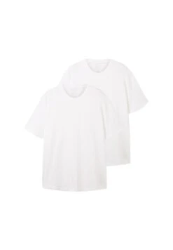 Tom Tailor Plus Im Doppelpack - T-Shirt Basic - White -Tom Tailor 09cbff48aa2d4864ab38ab770eeb3019