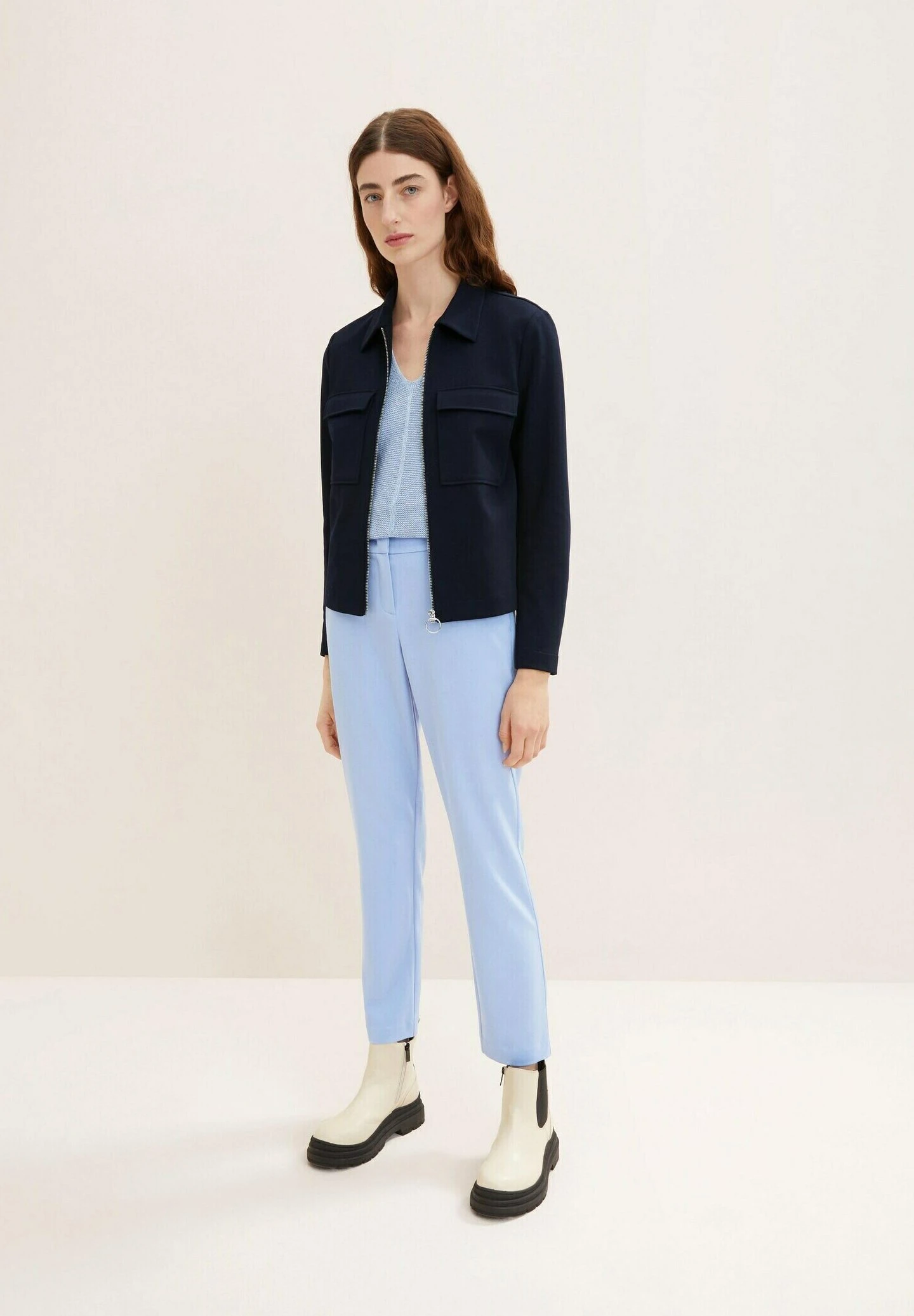 Tom Tailor Mia- Chino - Dreamy Blue 7 Tom Tailor Mia- Chino - Dreamy Blue - immagine 5