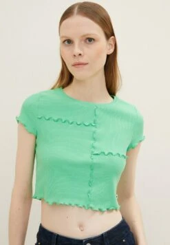 TOM TAILOR Denim Cropped Mit ZiernähtenT-Shirt Con StampaStrong Green Donna T-shirt E Top TO721D12T-M11 14 TOM TAILOR Denim Cropped Mit ZiernähtenT-Shirt Con StampaStrong Green Donna T-shirt E Top TO721D12T-M11 -Tom Tailor 0ad0c14634c14a1c80ed355d560ef478