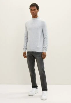Tom Tailor Josh - Jeans A Sigaretta - Stone Grey Denim