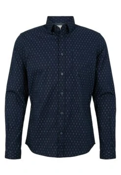 Tom Tailor Mit Allover-Print CamiciaNavy Geometric Design Uomo Camicie TO222D0XM-K11 -Tom Tailor 0d1b791ff2d147d2b2f65348dd77184d