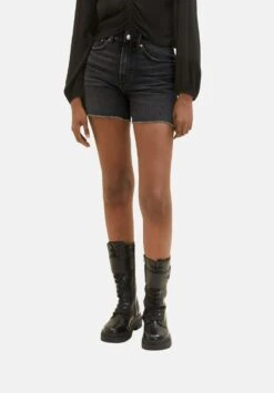 TOM TAILOR Denim MomShorts Di JeansUsed Dark Stone Black Denim Donna Jeans TO721S03U-Q11