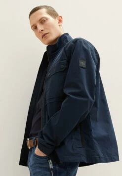 Tom Tailor Mit Stehkragen Giacca LeggeraSky Captain Blue Uomo Giacche TO222T0E5-K11 -Tom Tailor 0d99fe834c8648ba879af29fdde653e4