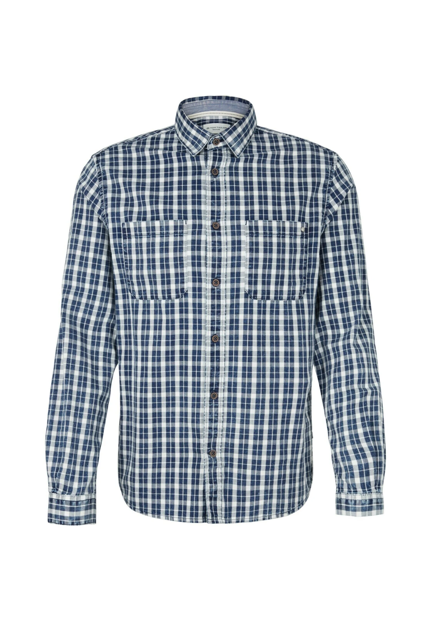 Tom Tailor Mit KaromusterCamiciaIndigo Small Check Uomo Camicie TO222D0ZF-K12 8 Tom Tailor Mit KaromusterCamiciaIndigo Small Check Uomo Camicie TO222D0ZF-K12 - immagine 6