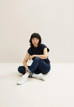 Tom Tailor Alexa Jeans Slim Fit Dark Blue Denim Donna Jeans TO221N0F0-K11 -Tom Tailor 0df80bb8f4914d2c9749d79c5db5b2cd