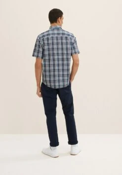 Tom Tailor Mit Karomuster - Camicia - Navy Colorful Check -Tom Tailor 0e523891b2d9445393f356f0cc0d6536