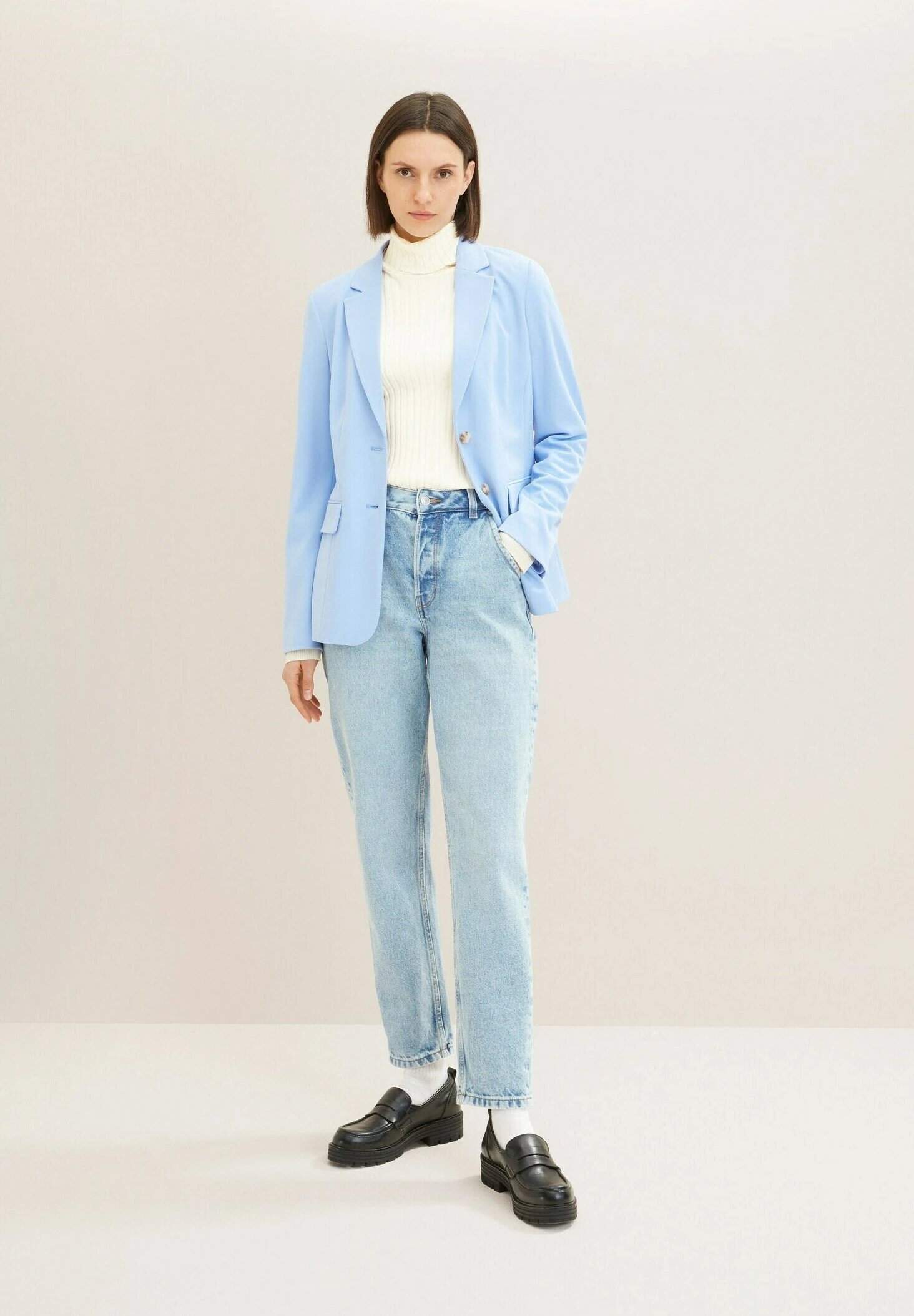 Tom Tailor Farbiger- Blazer - Dreamy Blue 4 Tom Tailor Farbiger- Blazer - Dreamy Blue - immagine 2