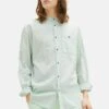 TOM TAILOR Denim Mit BrusttascheCamiciaGreen White Chambray Uomo Camicie TO722D0RJ-M11