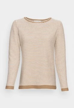 Tom Tailor Knit Jumper With Round NecklineMaglioneOffwhite/Brown Ottoman Donna Maglieria TO221I0IQ-O11 -Tom Tailor 0f00a29d24b94b5b80d5fbab66e8adcd