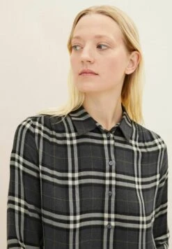 Tom Tailor CamiciaAnthracite Small Check Woven Donna Camicie E Bluse TO221E14F-C11 -Tom Tailor 0f4233c68aea40ddb928ce707c5d8054