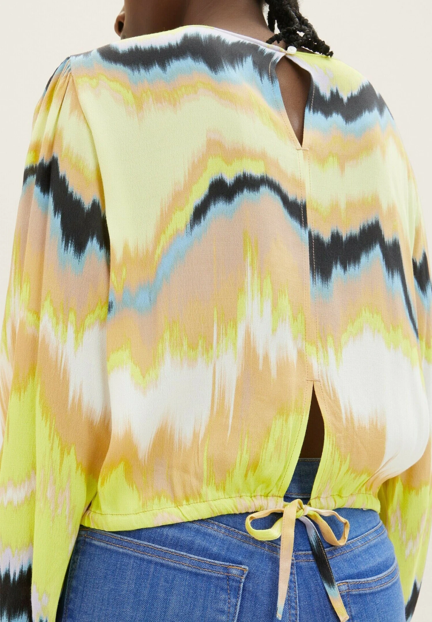 TOM TAILOR Denim Mit RückenschlitzCamicettaNew Batik Print Donna Camicie E Bluse TO721E0OB-E11 6 TOM TAILOR Denim Mit RückenschlitzCamicettaNew Batik Print Donna Camicie E Bluse TO721E0OB-E11 - immagine 4