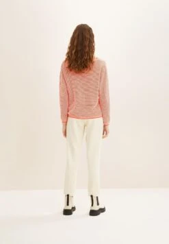Tom Tailor StructuredMaglioneRed Bubble Structure Donna Maglieria TO221I0RA-G11 -Tom Tailor 1010fa3db01f49afad09a8578bc73863