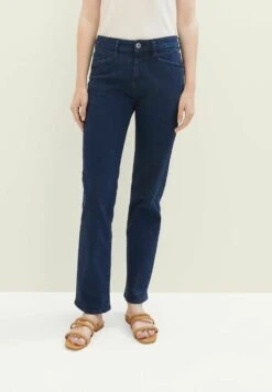 Tom Tailor Kate StraightJeans A SigarettaClean Dark Stone Blue Denim Donna Jeans TO221N0G4-K11