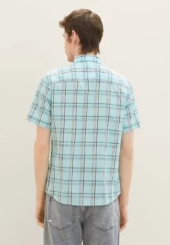 Tom Tailor Mit KaromusterCamiciaTurquoise Colorful Check Uomo Camicie TO222D107-L11 -Tom Tailor 116eaf491ded433984dd0b513d734130