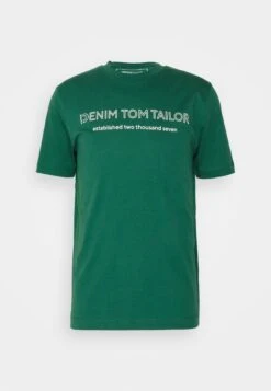 TOM TAILOR Denim T-Shirt Con StampaHunter Green Uomo T-shirt E Polo TO722O1AN-M11 -Tom Tailor 11745b4cb4b34816a124abc3b6d43df9