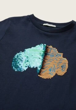 Tom Tailor Mit WendepaillettenT-Shirt Con StampaSky Captain Blue Bambini T-shirt & Top TO224G0XA-K11 -Tom Tailor 1196fa26740a421f8eaa7369f935a4fb