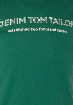 TOM TAILOR Denim T-Shirt Con StampaHunter Green Uomo T-shirt E Polo TO722O1AN-M11 -Tom Tailor 138d91bd9b4242a8ab0a176cf7da0de2