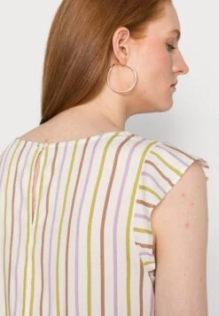 TOM TAILOR Denim Sleeve TopCamicettaVertical Multicolor Stripe Donna Camicie E Bluse TO721E0M3-T11 -Tom Tailor 1397b71b020948718e033cee8b2778eb