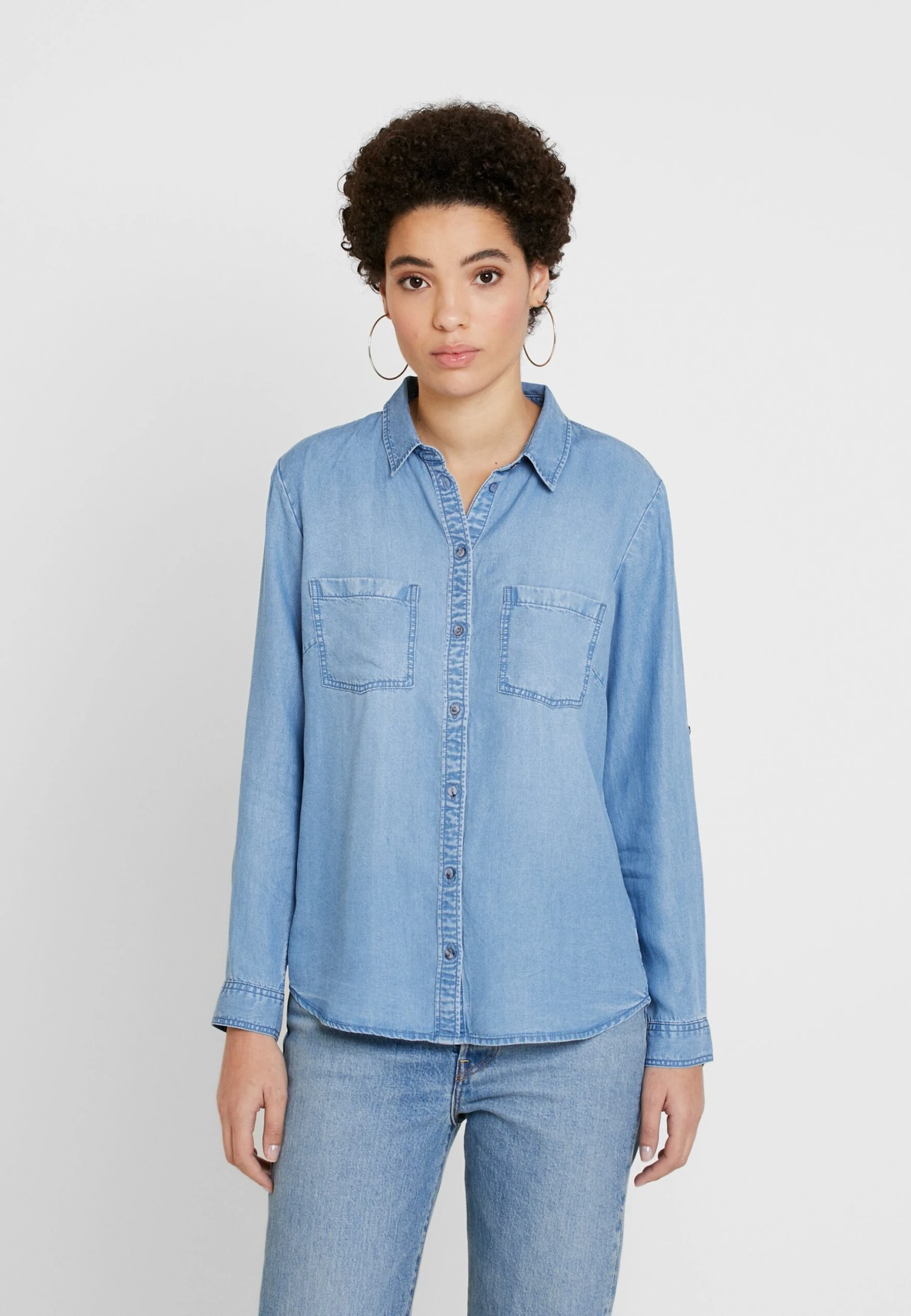 Tom Tailor BlouseCamiciaBlue Denim Donna Camicie E Bluse TO221E0S1-K11 3 Tom Tailor BlouseCamiciaBlue Denim Donna Camicie E Bluse TO221E0S1-K11