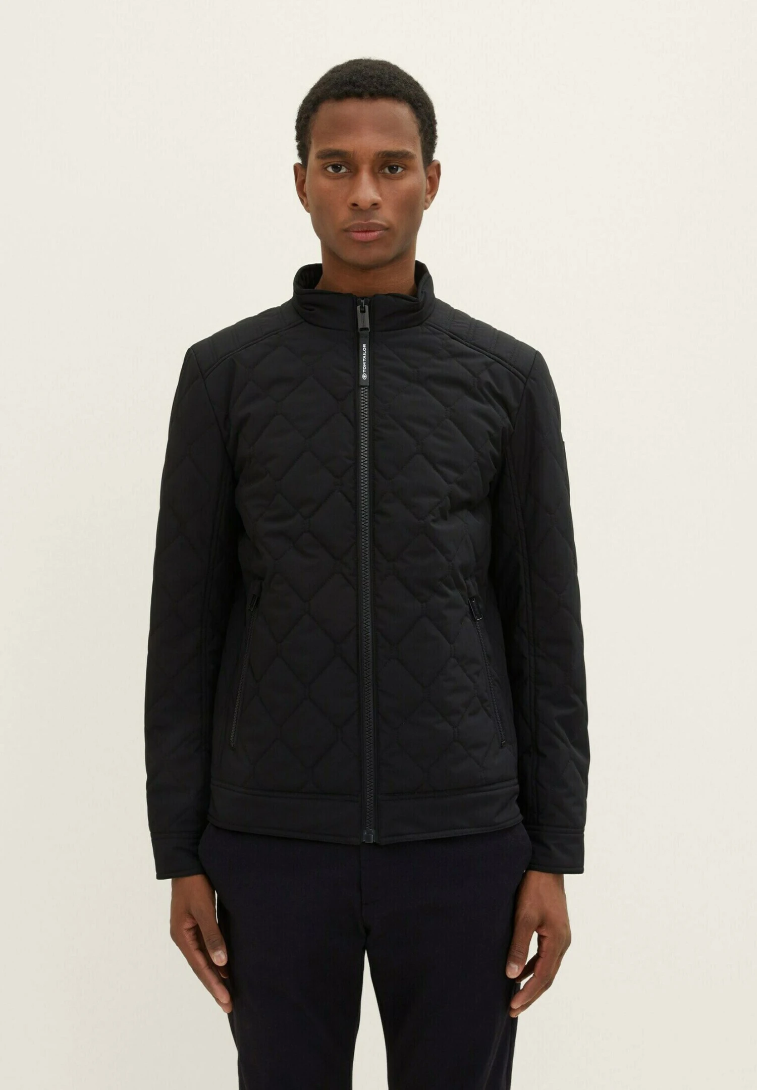 Tom Tailor Stepp Casual Biker Giacca Da Mezza StagioneBlack Uomo Giacche TO222T0DM-Q11 3 Tom Tailor Stepp Casual Biker Giacca Da Mezza StagioneBlack Uomo Giacche TO222T0DM-Q11