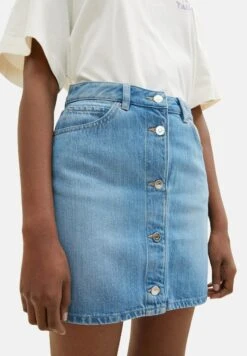 TOM TAILOR Denim Gonna A CampanaLight Stone Bright Blue Denim Donna Gonne TO721B07O-K11 -Tom Tailor 172186a52fb04c7b8a49fd11ea52cc7d