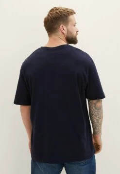 Tom Tailor Plus T-Shirt Con StampaSky Captain Blue Uomo T-shirt E Polo TO222O1CJ-K11 -Tom Tailor 17e5eb2a647c40ce80e11c8a76e47408