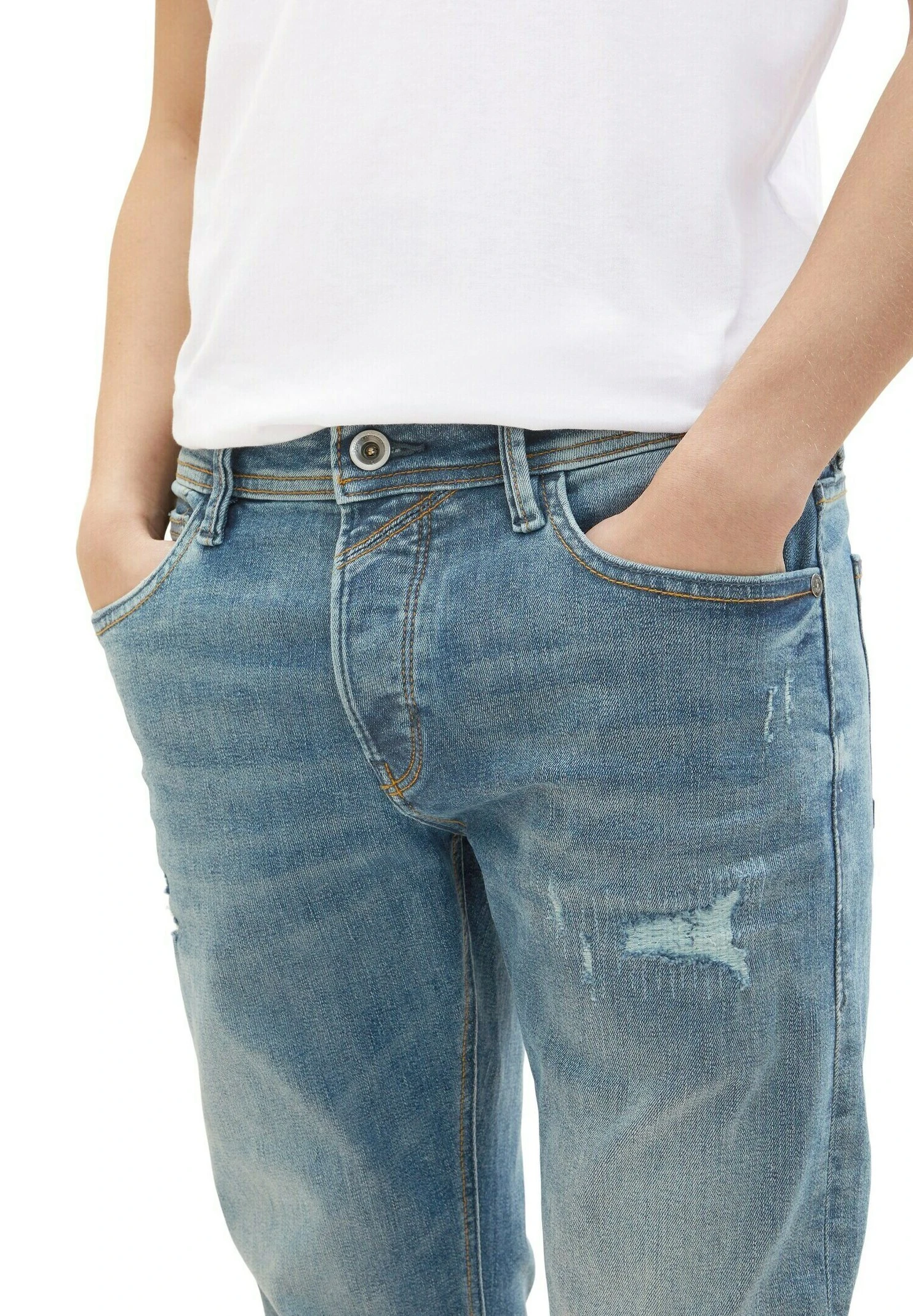 TOM TAILOR Denim Piers Slim- Jeans Slim Fit - Tinted Blue Denim 8 TOM TAILOR Denim Piers Slim- Jeans Slim Fit - Tinted Blue Denim - immagine 6