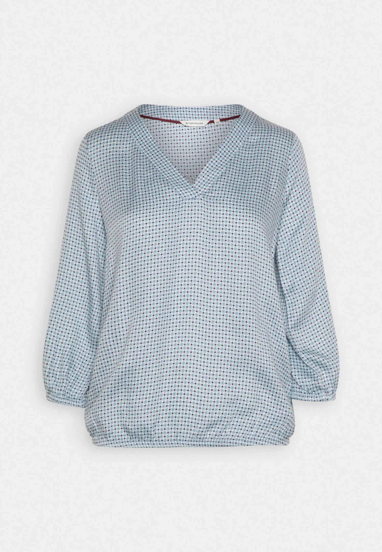 Tom Tailor Printed V NeckCamicettaBlue Donna Camicie E Bluse TO221E16X-K11 6 Tom Tailor Printed V NeckCamicettaBlue Donna Camicie E Bluse TO221E16X-K11 - immagine 4
