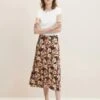 Tom Tailor Gonna A PiegheBeige Large Floral Design Donna Gonne TO221B0CA-B12 -Tom Tailor 195b71eff2404dd084e5f76a42dce5ae