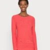 Tom Tailor Knit Jumper With Round NecklineMaglioneSmooth Papaya Red Donna Maglieria TO221I0IQ-G13