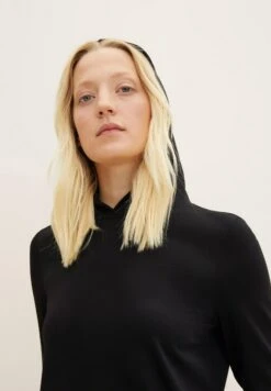 Tom Tailor Mit Kapuze Felpa Con CappuccioDeep Black Donna T-shirt E Top TO221D1GC-Q11 -Tom Tailor 1a3ff8ceca2c4106b7c624b27abdecf9