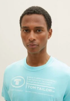 Tom Tailor Printed TeesT-Shirt Con StampaBlue Tibetan Stone Uomo T-shirt E Polo TO222O19I-M11 -Tom Tailor 1a43af697dc34cfdae9663b472b7226d