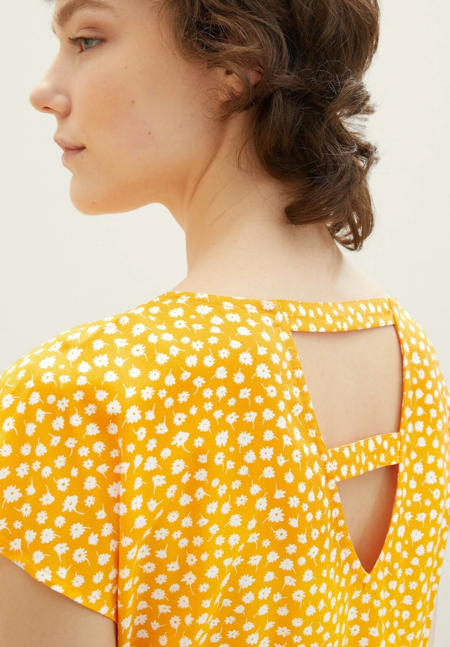 TOM TAILOR Denim EasyVestito EstivoOrange Flower Print Donna Vestiti TO721C0F6-H11 5 TOM TAILOR Denim EasyVestito EstivoOrange Flower Print Donna Vestiti TO721C0F6-H11 - immagine 3