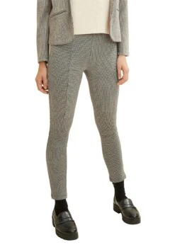 Tom Tailor Mit TeilungsnähtenPantaloniTarmac Beige Ck Check Design Donna Pantaloni TO221A0HV-C11 -Tom Tailor 1b805ee64f8649be9483e30da3eddb55