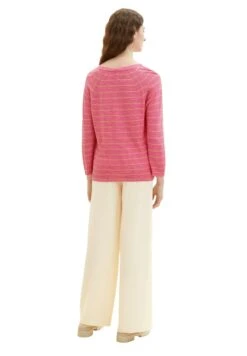 Tom Tailor Mit V AusschnittMaglionePink Sand Stripe Donna Maglieria TO221I0UV-J12 10 Tom Tailor Mit V AusschnittMaglionePink Sand Stripe Donna Maglieria TO221I0UV-J12 -Tom Tailor 1c91a9f3c03448d4b29ba9f0697bfe64